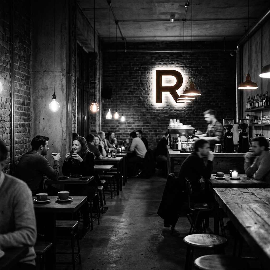 Interior de una locación de Repeat Coffee